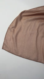 Mocha Taupe - Cotton Linen Scarf