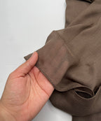 Warm Taupe - Cotton Linen Scarf
