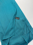 Teal Blue - Cotton Linen Scarf