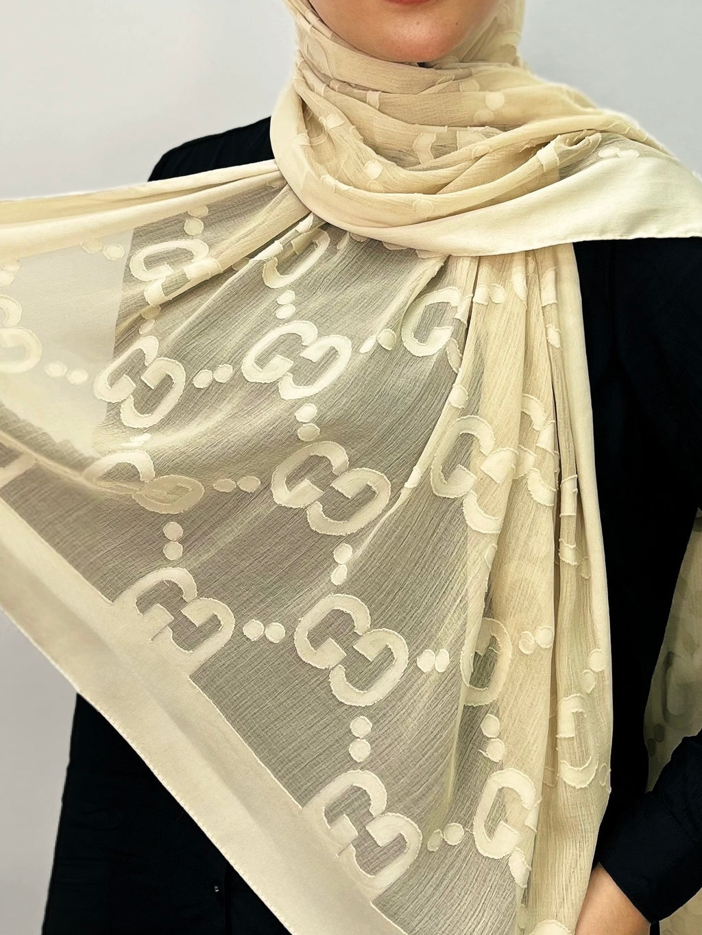 Kenz Gucci Devoré Scarf