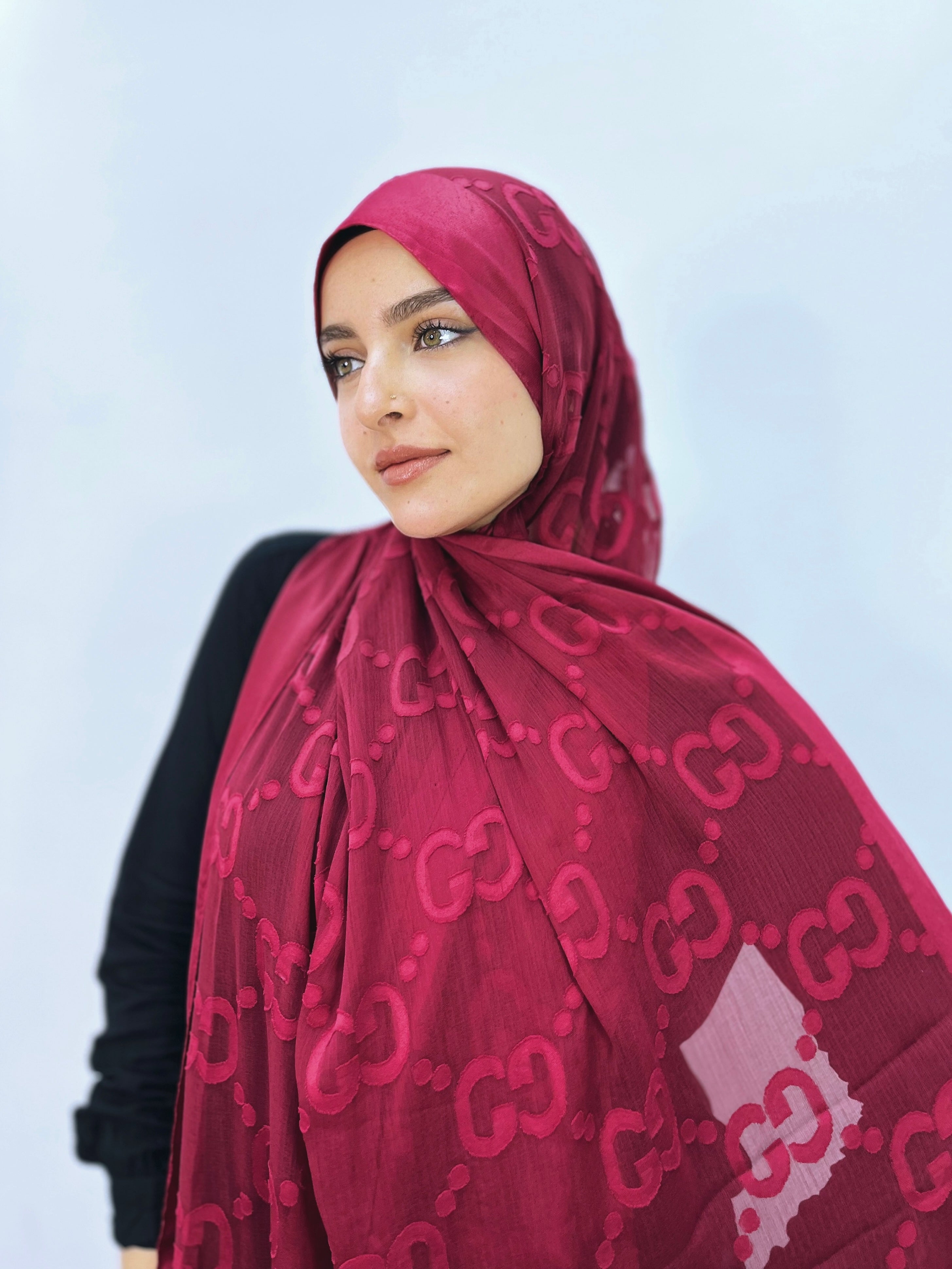 Kenz Gucci Devoré Scarf