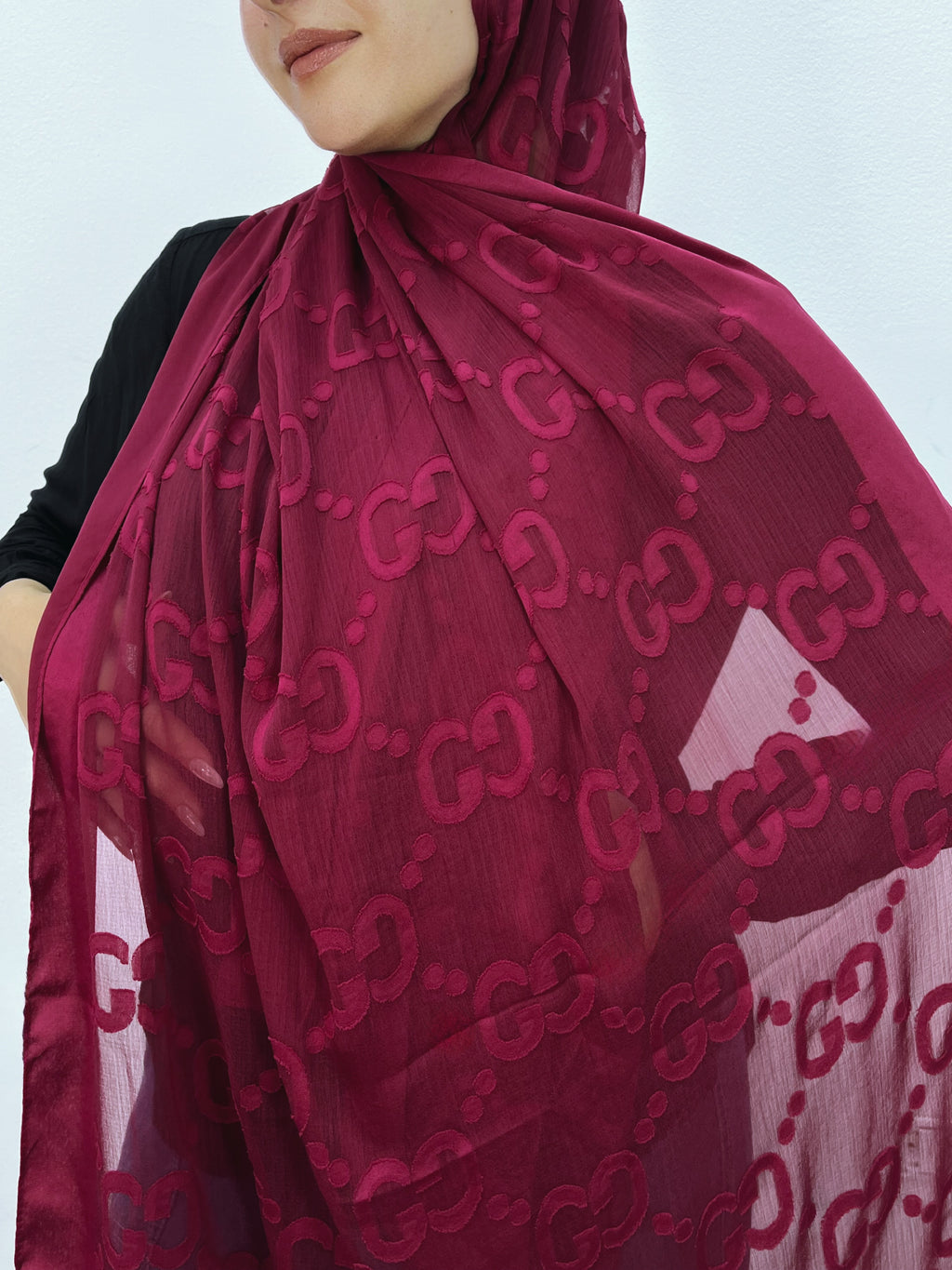 Kenz Gucci Devoré Scarf