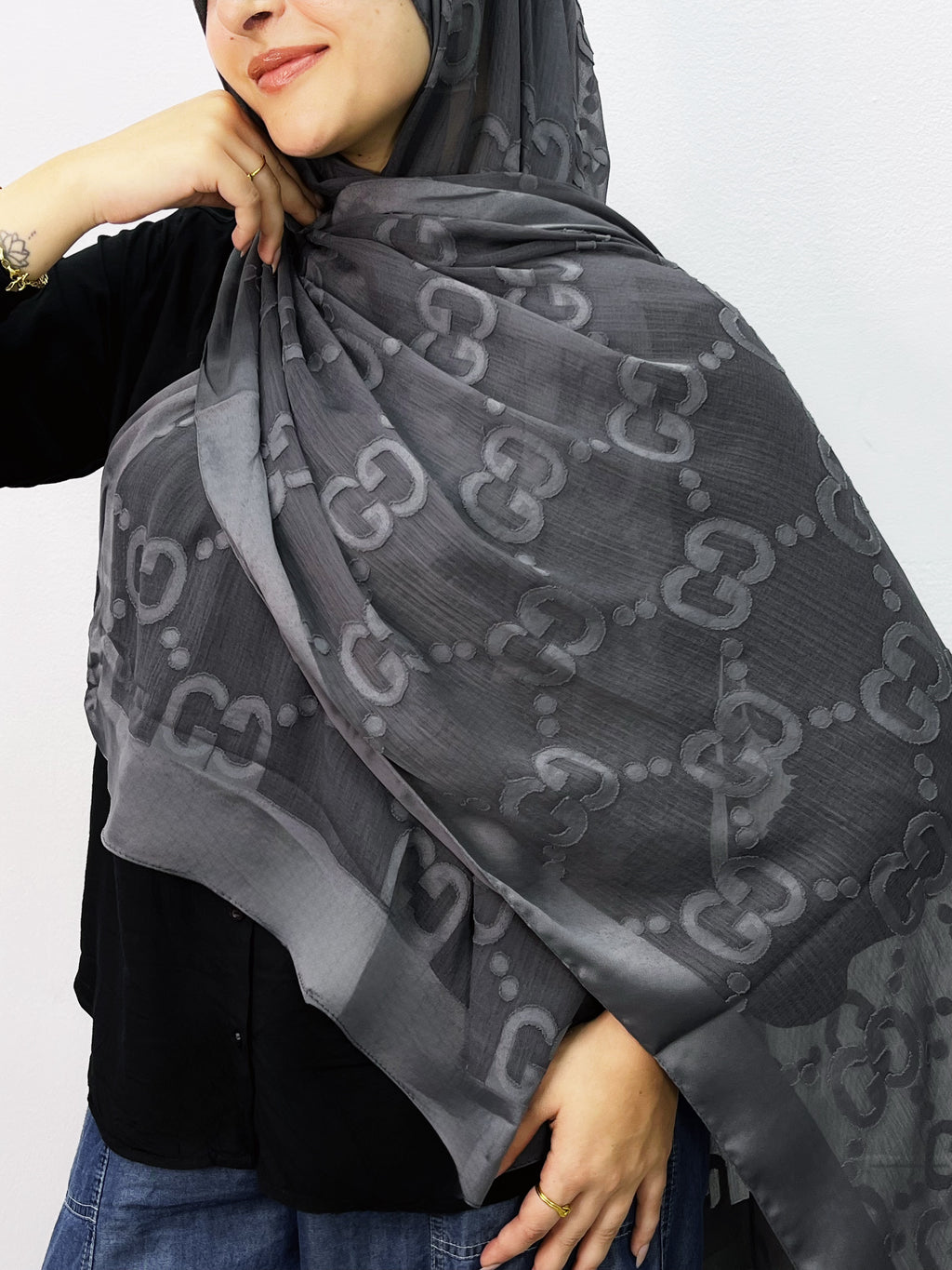 Kenz Gucci Devoré Scarf
