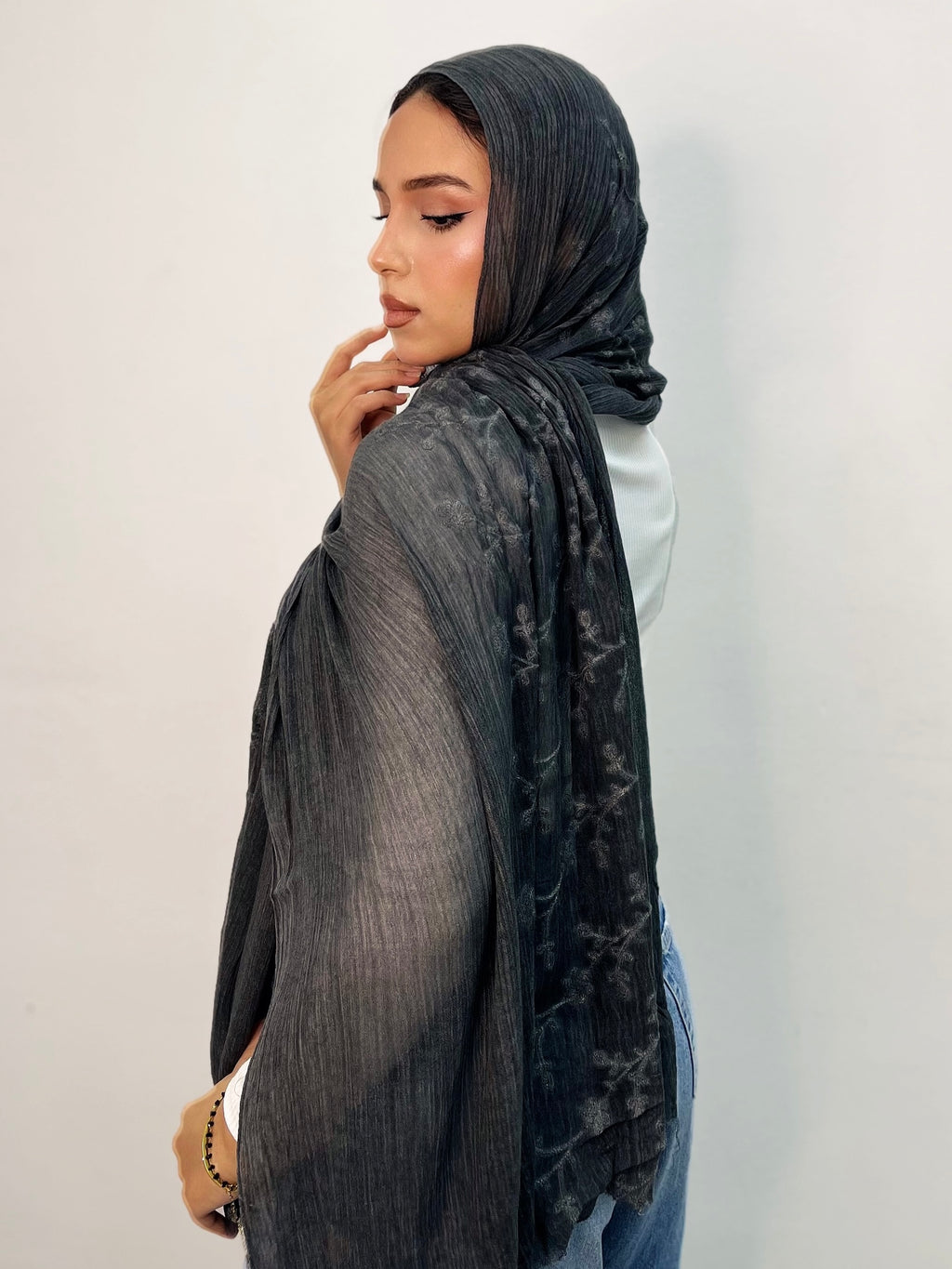 Kenz Thai Indian Floral Scarf