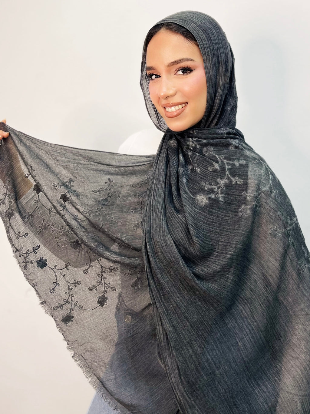 Kenz Thai Indian Floral Scarf
