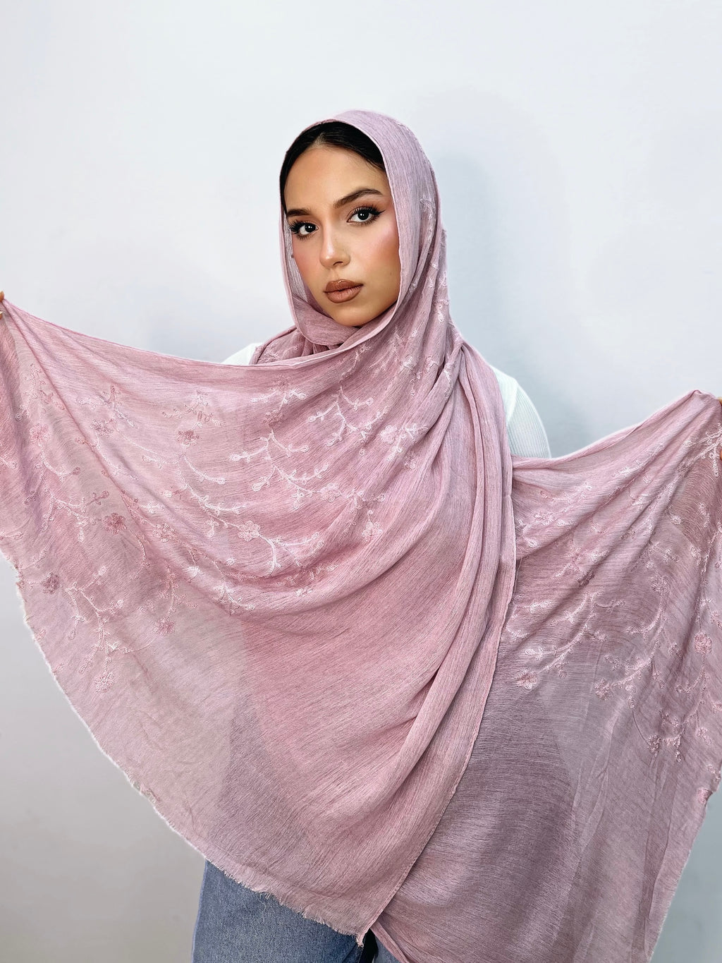Kenz Thai Indian Floral Scarf