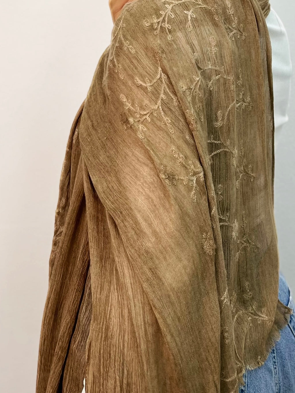 Kenz Thai Indian Floral Scarf