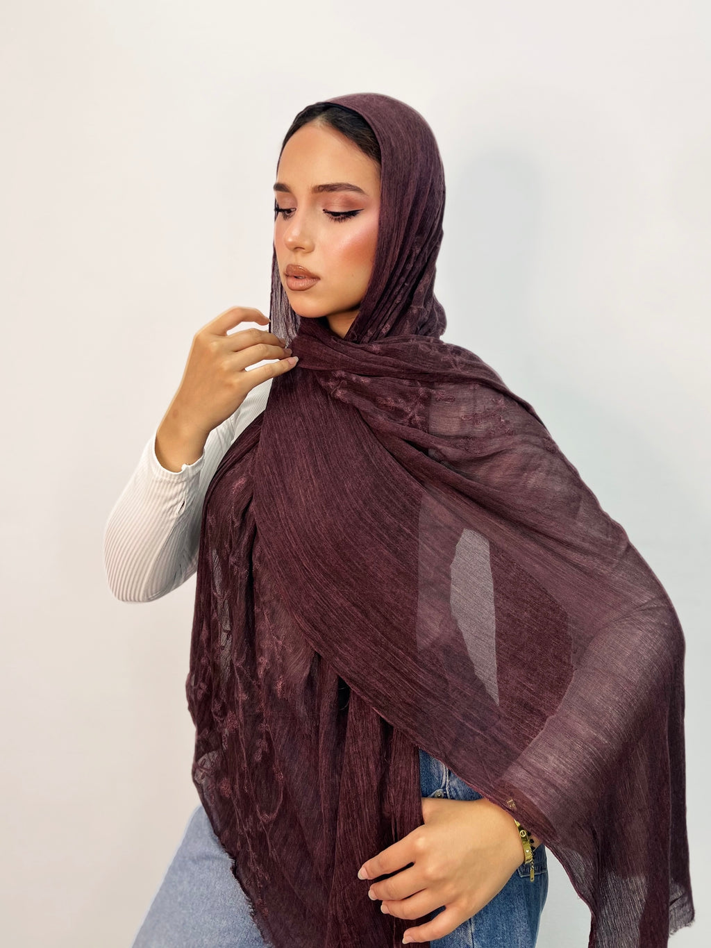 Kenz Thai Indian Floral Scarf
