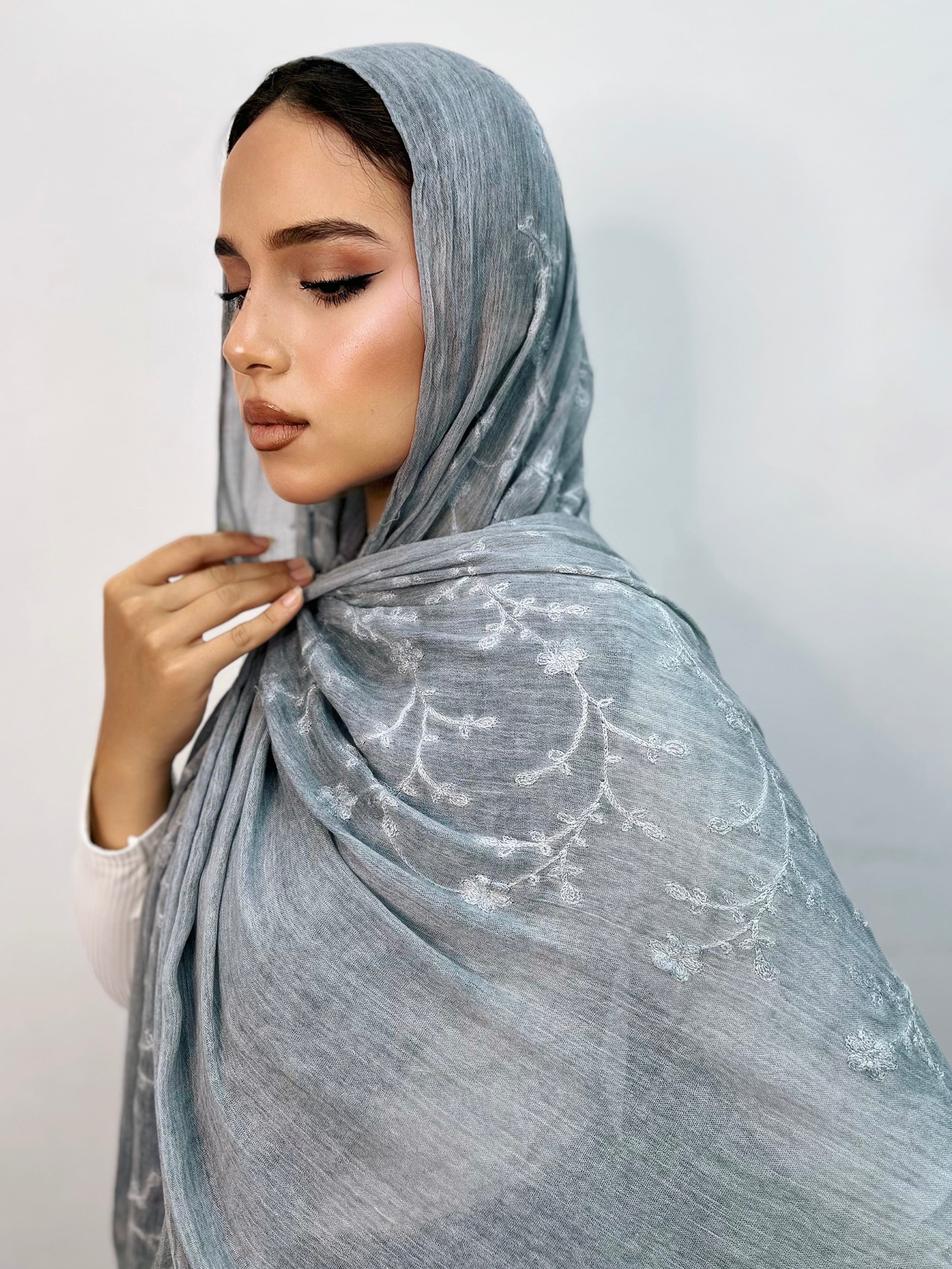 Kenz Thai Indian Floral Scarf