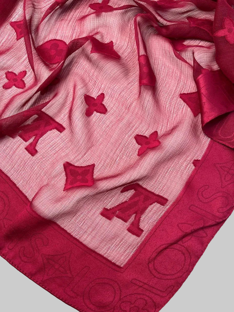 Kenz Devoré lv Chiffon Scarf