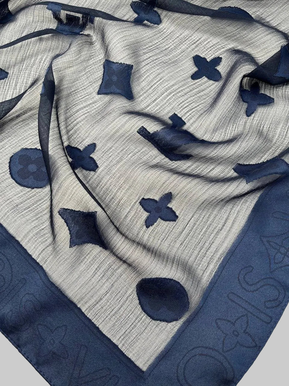Kenz Devoré lv Chiffon Scarf