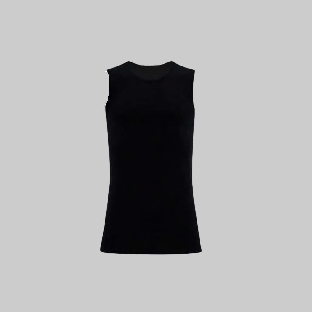 Wide-Strap Cotton Bodysuit